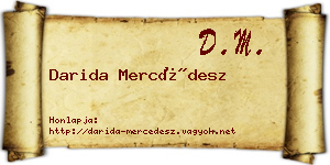 Darida Mercédesz névjegykártya